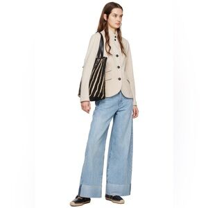 RAG & BONE Blue Sofie Crop Cuff Jeans Mari size 25 new with tags